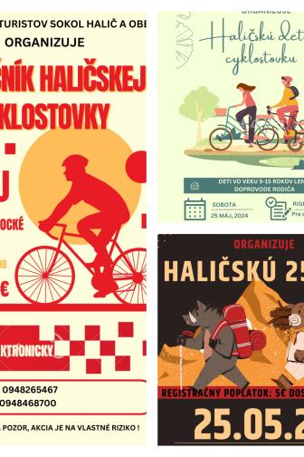 Pozvánka na tradičnú Haličskú 25-ku a novú Haličskú cyklostovku